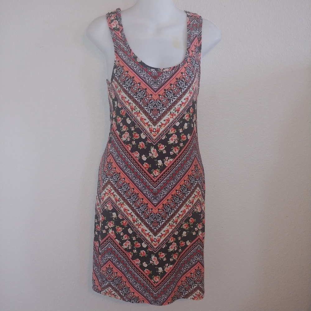 Eye candy floral print body con dress